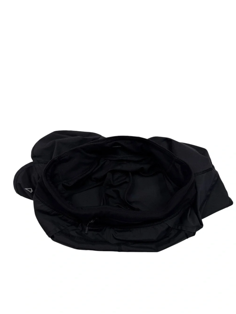 Ivivva Girls Size 14 Black Running Athletic Shorts Built In Liner Zip Pocket